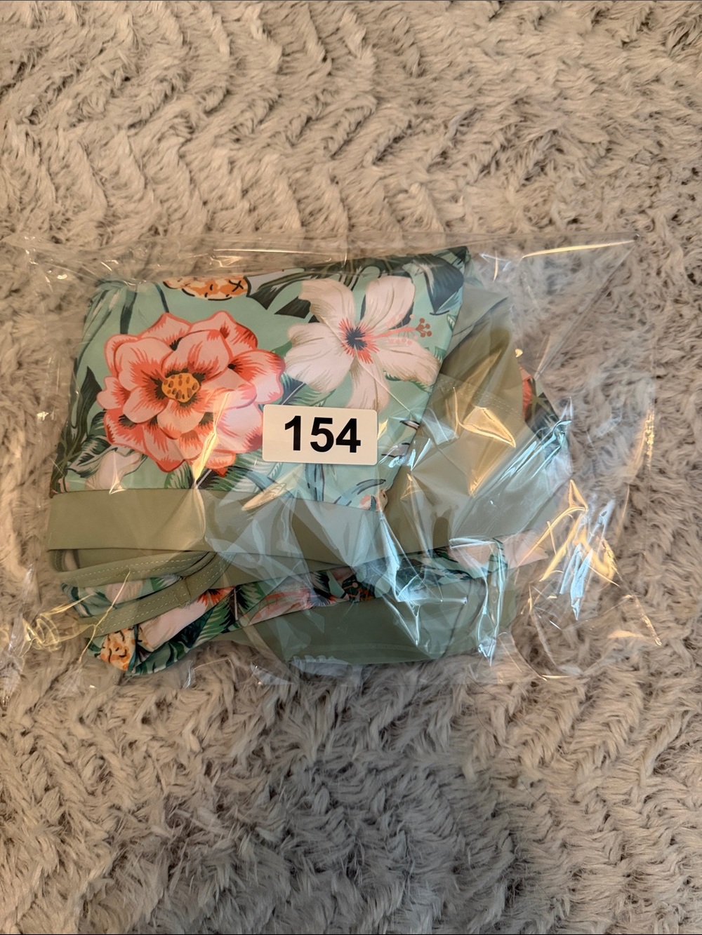 Tropical Sage & Floral Tankini Set Boy Shorts M NWOT Womens - Picture 11 of 11